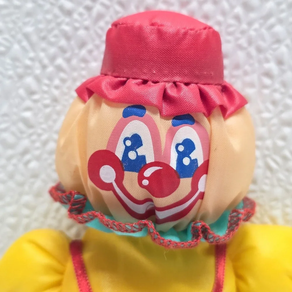 Vintage Tara Toy Mini See N Play Nylon Clown 5